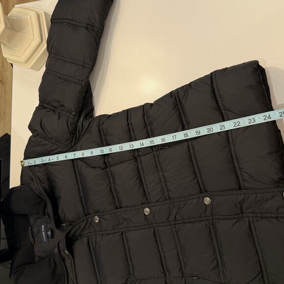 Lands End Women’s Size Small 6-8 Down Puffer Jacket Black Short Coat - Picture 12 of 13